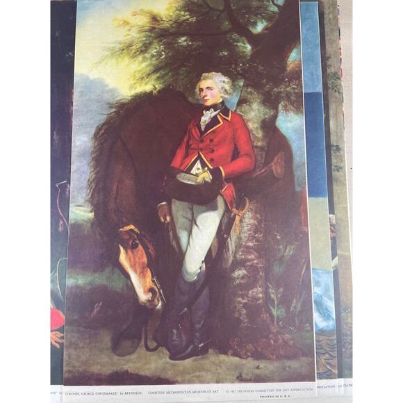 1937 Treasures of Art National Worlds Greatest Paintings w/COA 1974 Appraisal - Picture 5 of 16